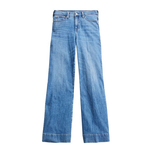 J.Crew Pants - J.Crew Petite High Rise Blue 1996 Trouser Denim Jeans Size P26